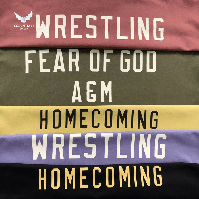 Fear of God T-Shirt – Wrestling Homecoming - ESSENTIALS EGYPT