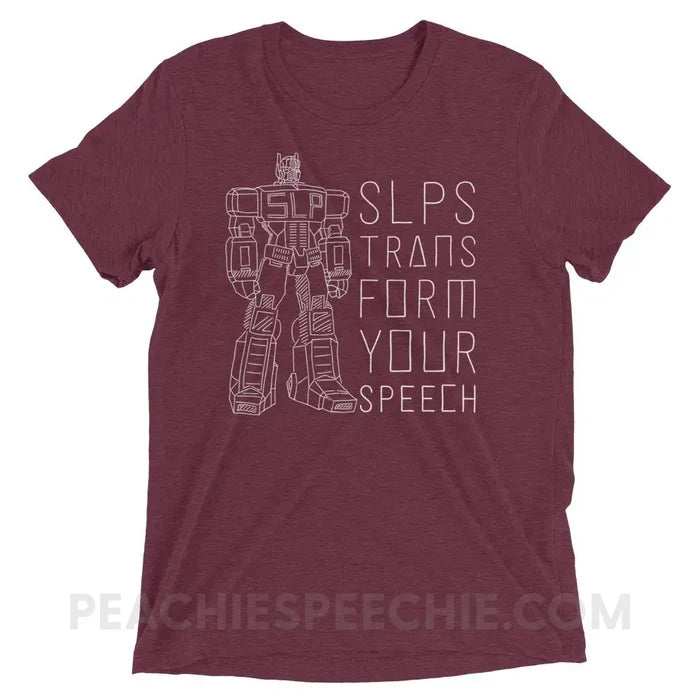 Maroon Triblend / XS