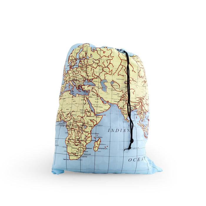 TRAVEL LAUNDRY BAG MAP -SELLOUT