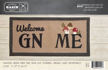 Welcome Gnome Pattern - Buttermilk Basin