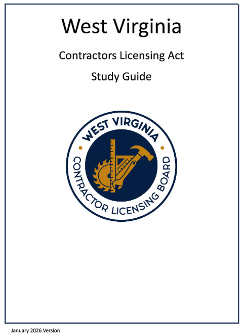 West Virginia Contractors Licensing Act Study Guide 2026