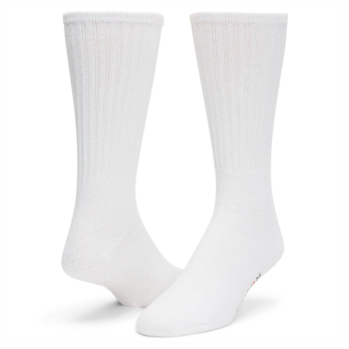 Wigwam Volley 3-Pack Midweight Athletic Crew Socks Socks Wigwam White L