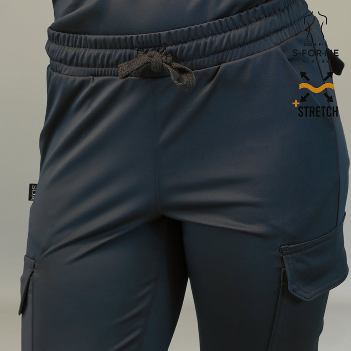 Women's Jogger Pants 910 Black, Super Stretch Scrubs