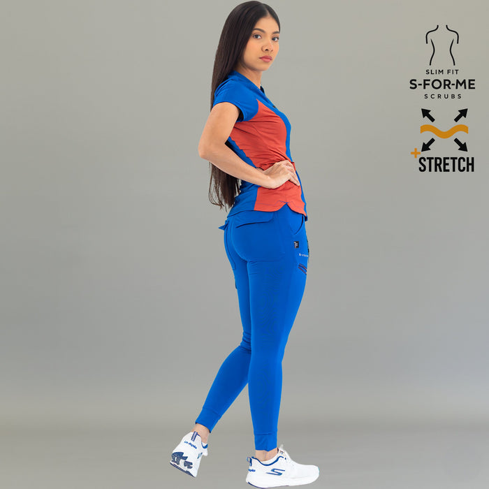 royal blue scrub suit for nurses