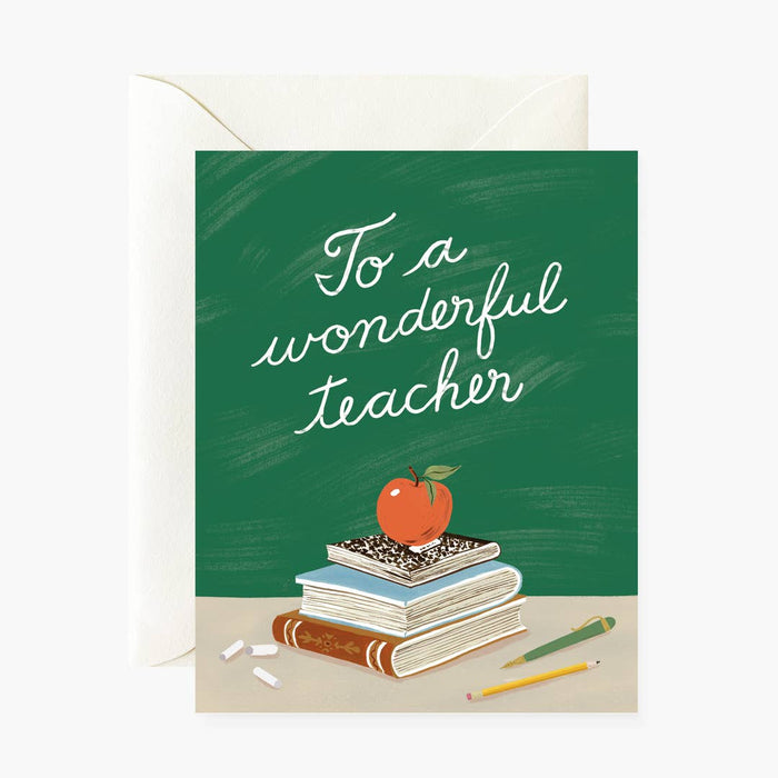 Wonderful Teacher Card
