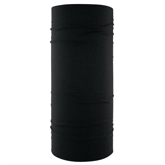 ZAN Headgear Lightweight Motley Tube®_Black Gaiters & Masks Zan Headgear Black OS