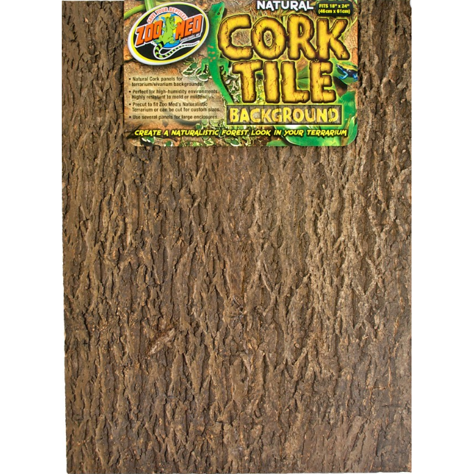 Zoo Med Cork Tile Background:Jungle Bob's Reptile World