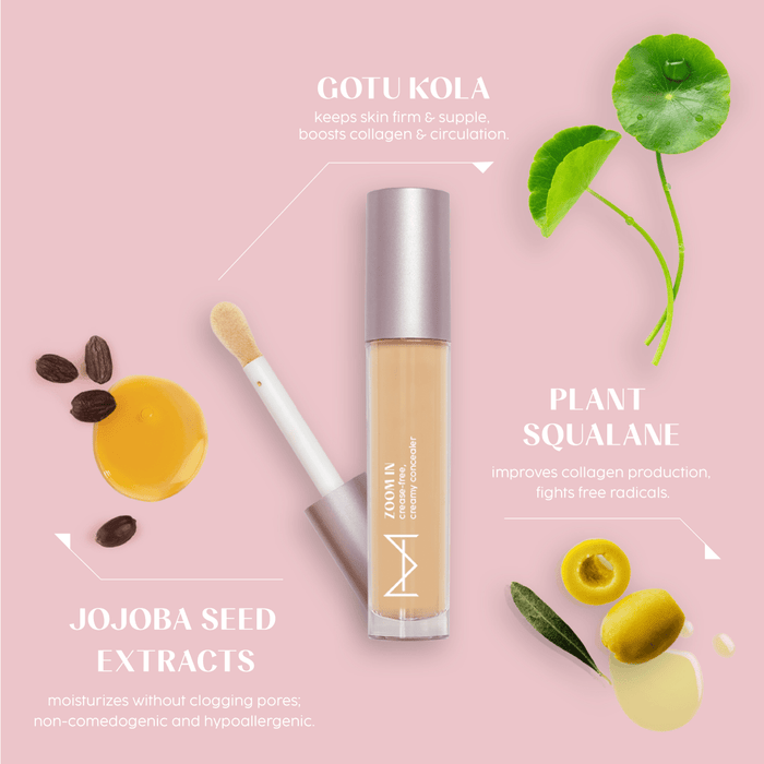 Zoom In Crease - Free, Creamy Concealer - FL02 (Yellow Undertone) - House Of Makeup