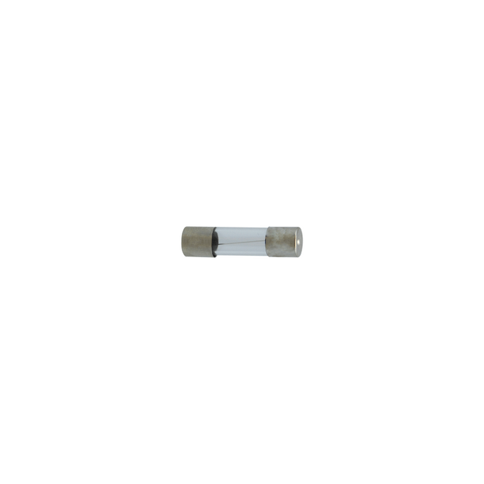 1 Amp 220V 5x20mm Glass Tube Fuse, Fast Acting, SKU EP99031120, three quarter front view