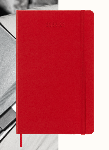 18 MONTH PLANNER: LARGE HARDCOVER, RED