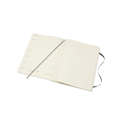 18 MONTH WEEKLY PLANNER: X-LARGE SOFTCOVER, BLACK