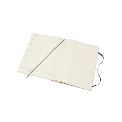 18 MONTH WEEKLY PLANNER: X-LARGE SOFTCOVER, BLACK