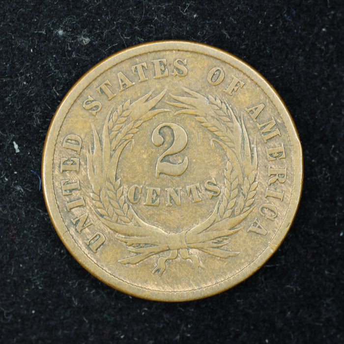 1864 2c Two Cent Piece United States