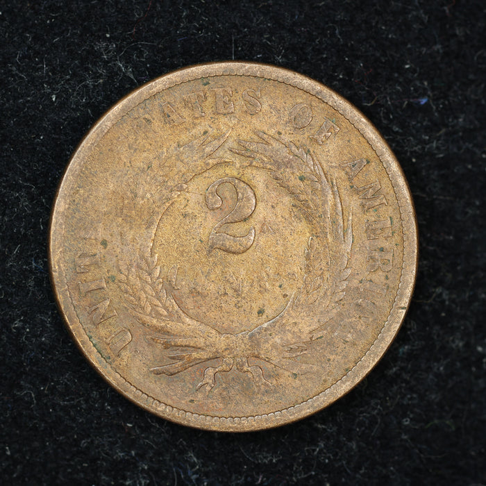 1867 2c Two Cent Piece United States