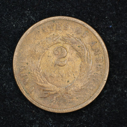 1867 2c Two Cent Piece United States