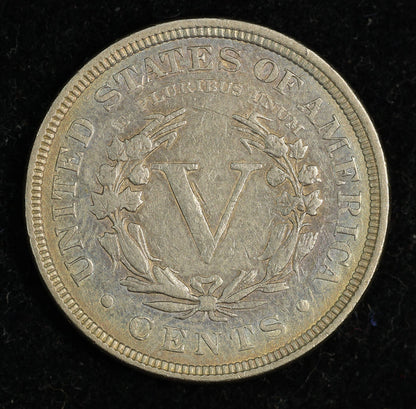 1897 5c Liberty V Nickel Five Cent Coin