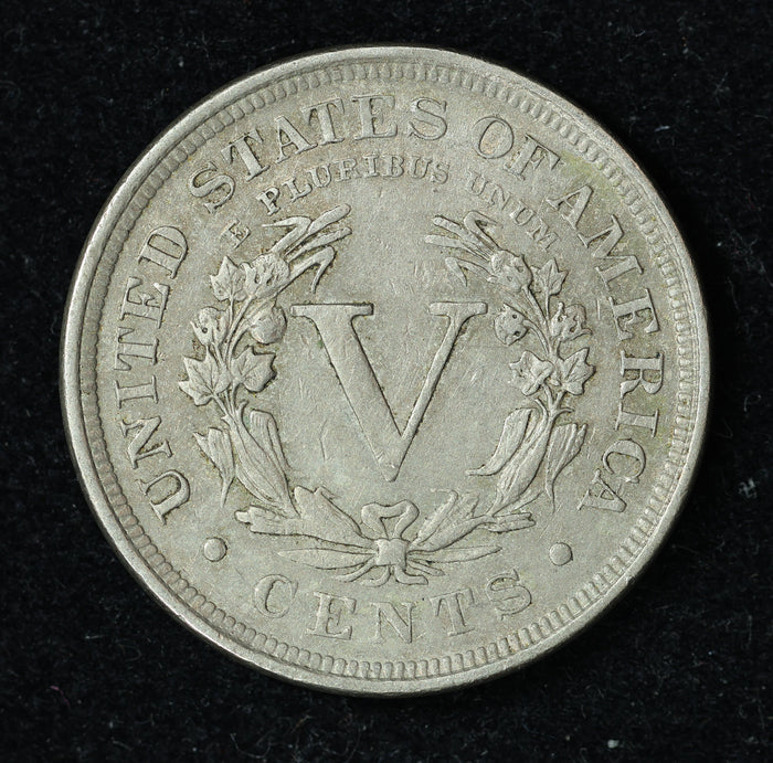 1902 5c Liberty V Nickel Five Cent Coin