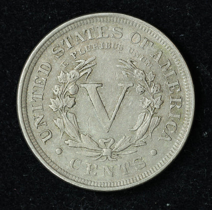 1902 5c Liberty V Nickel Five Cent Coin