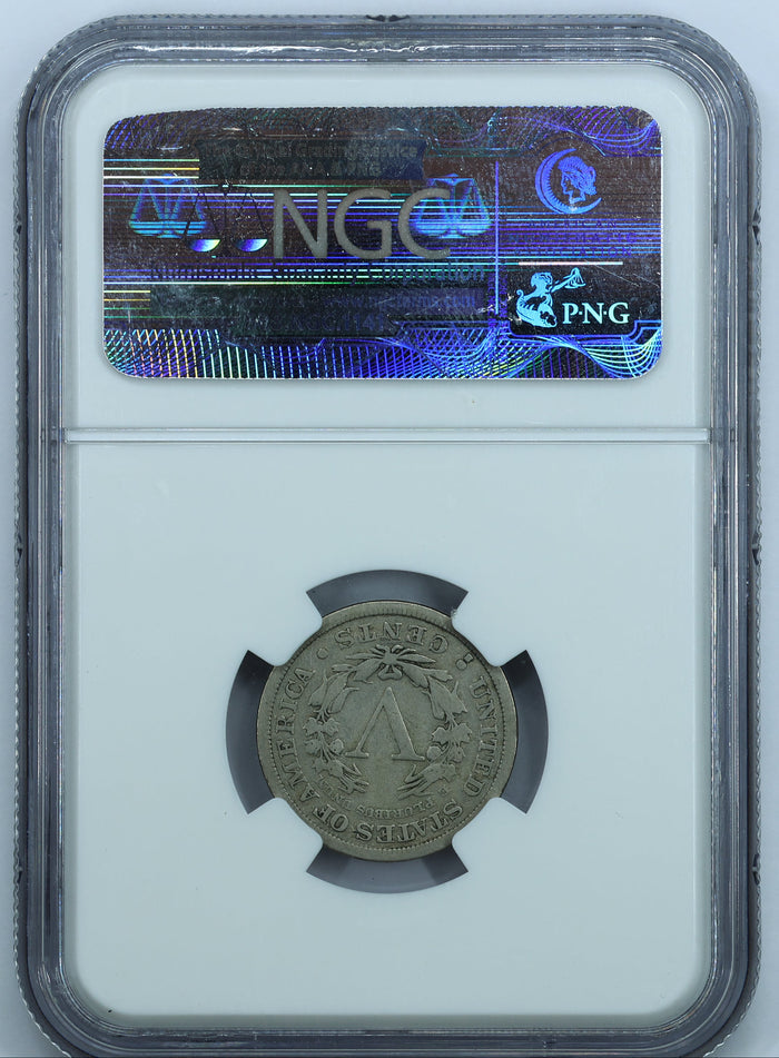 1912 S (San Francisco) Liberty Head V Nickel 5c - NGC VG10