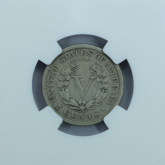 1912 S (San Francisco) Liberty Head V Nickel 5c - NGC VG10