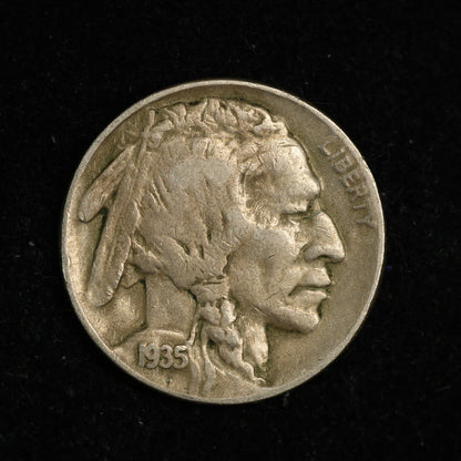 1935 D & P Buffalo Nickel 5c - Denver & Philadelphia