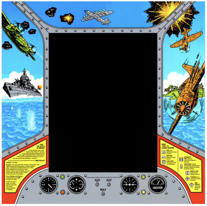 1943 Arcade Bezel - Escape Pod Online