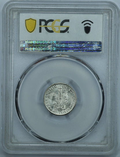 1944 S (San Francisco) Mercury Dime 10c - PCGS MS66