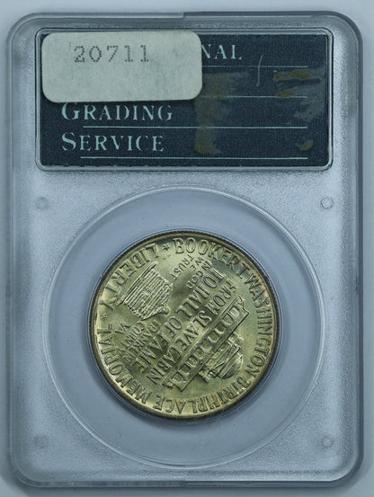 1946 Booker T. Washington Half Dollar 50c Commemorative - PCGS MS64 Rattler