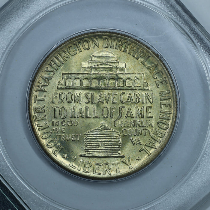 1946 Booker T. Washington Half Dollar 50c Commemorative - PCGS MS64 Rattler
