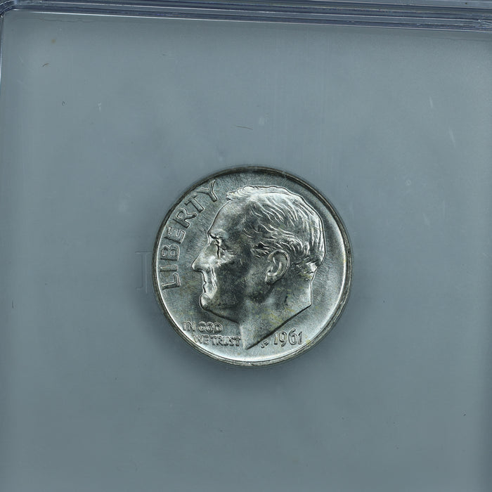 1961 Roosevelt Dime 10c - ICG Brilliant Uncirculated BU