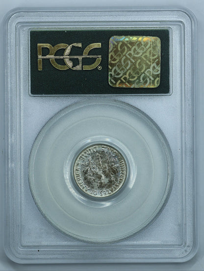1962 D (Denver) Roosevelt Dime 10c - PCGS MS64 Old Sample Holder