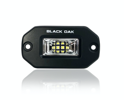 2 Inch Black Marine LED Spreader Light - Pro Series 3.0 | Scene (20W)
