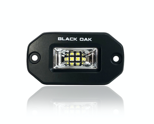 2 Inch Black Marine LED Spreader Light - Pro Series 3.0 | Scene (20W)