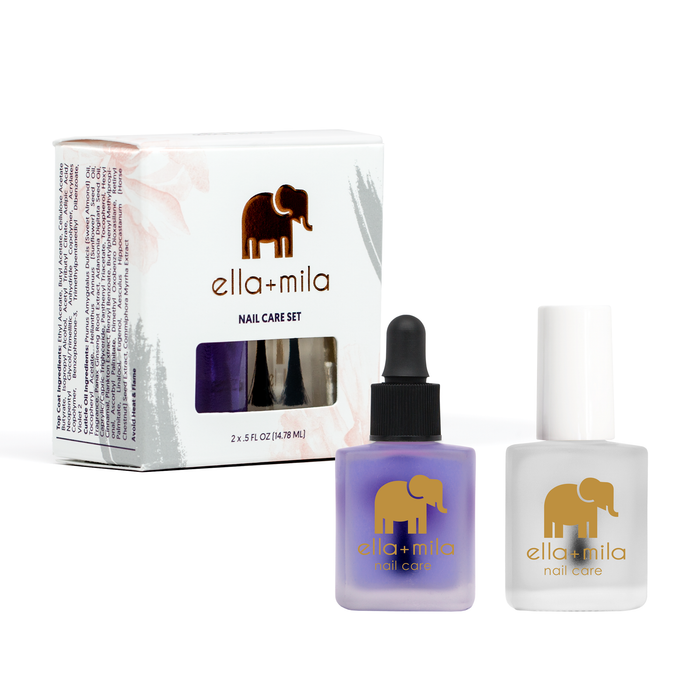 Nail Care Duo cuticle oil and treatment set with its gift box