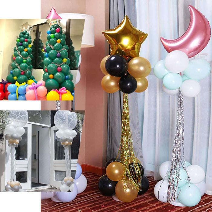 Colorful balloon decorations for events and celebrations.