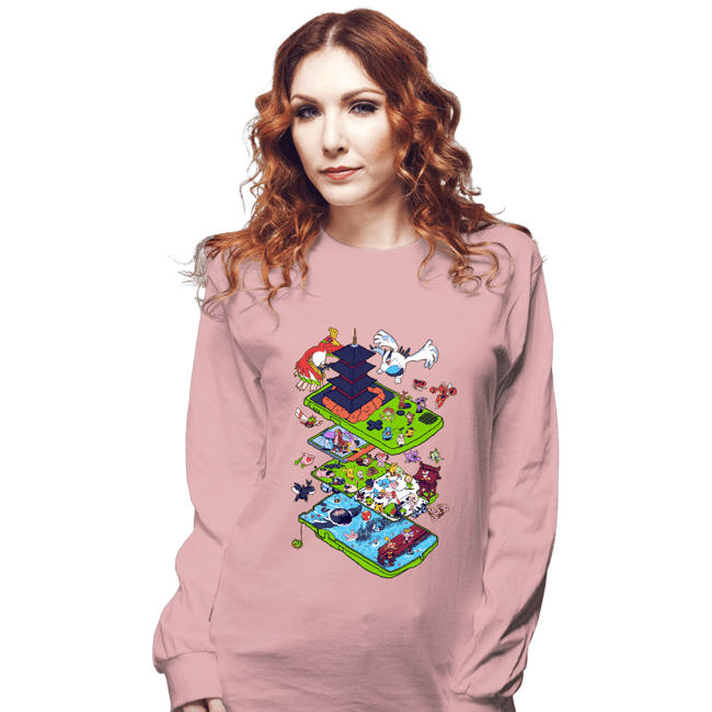 Long Sleeve Shirts, Unisex / Small / Pink