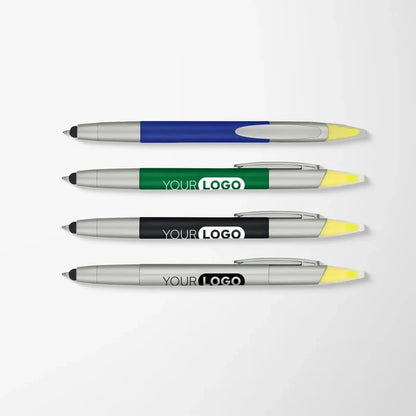 3-in-1 Stylus Pen with Highlighter
