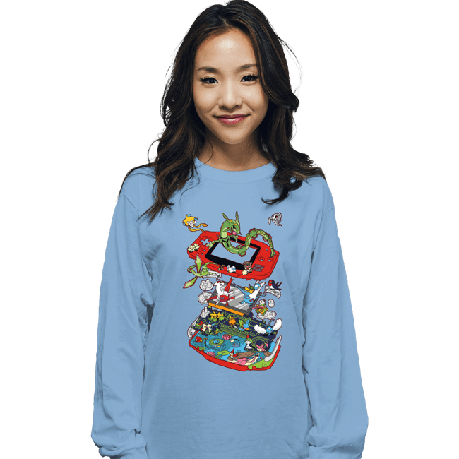 Long Sleeve Shirts, Unisex / Small / Powder Blue