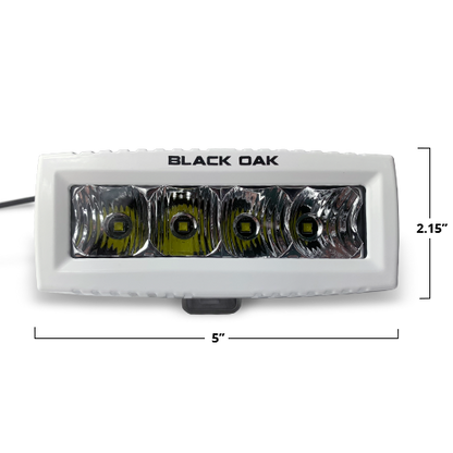 4 Inch Marine LED Spreader Light | Flood Optics | Pro Series 3.0 (20W)