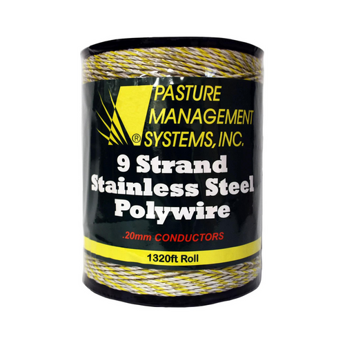 9 Strand Stainless Steel Polywire - Pittsboro Feed