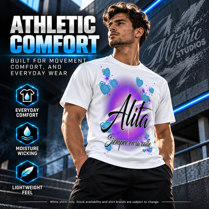 Personalized Name Art T-Shirt by Mythic Airbrush, additional product image 4