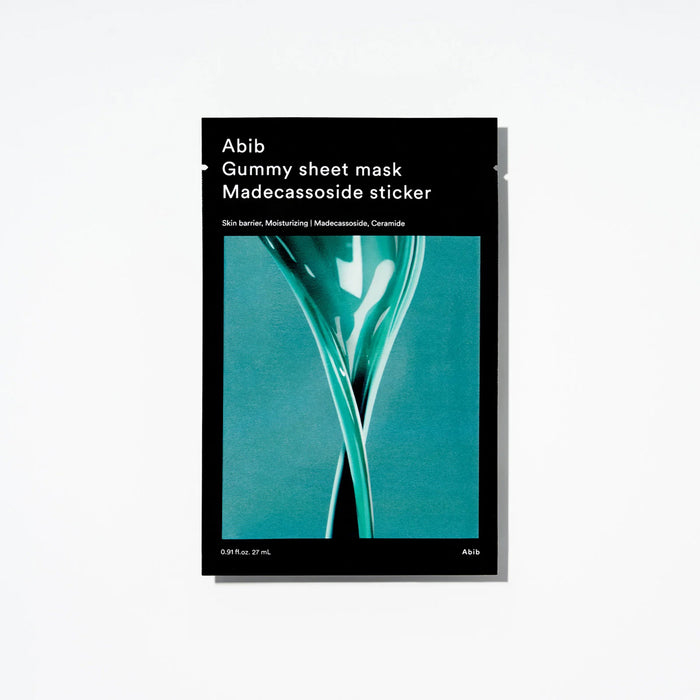 ABIB Gummy Sheet Mask Madecassoside Sticker - veido kaukė