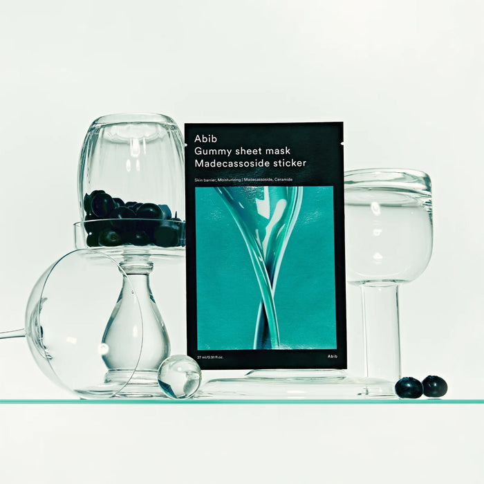 ABIB Gummy Sheet Mask Madecassoside Sticker - veido kaukė