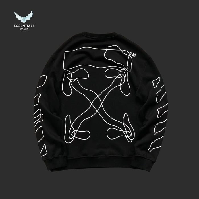 OFF - WHITE Abstract Arrows Sweatshirt - ESSENTIALS EGYPT