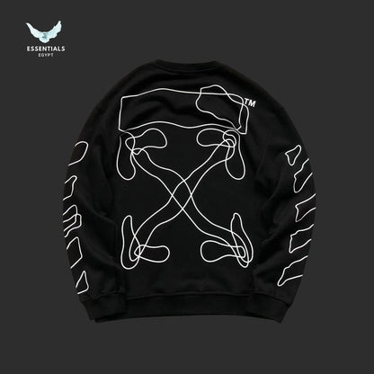 OFF - WHITE Abstract Arrows Sweatshirt - ESSENTIALS EGYPT