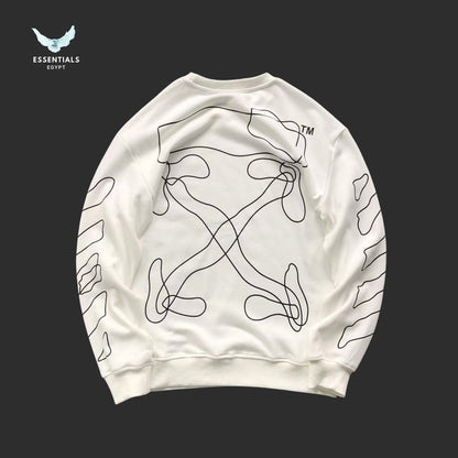 OFF - WHITE Abstract Arrows Sweatshirt - ESSENTIALS EGYPT