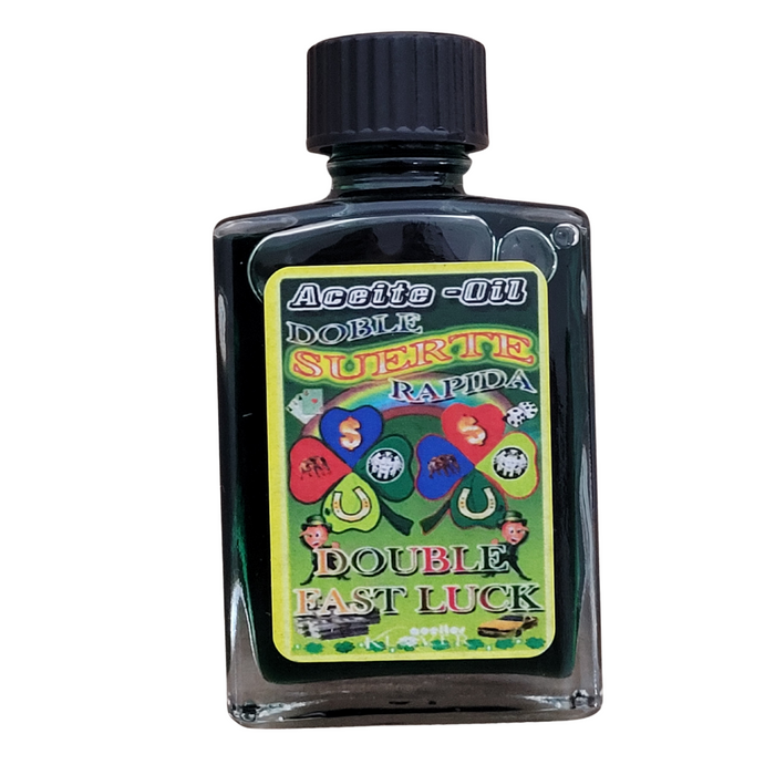 Aceite De Doble Suerte Rapida - Double Fast Luck - 1 fl oz.