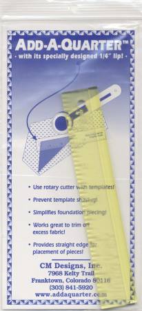 Add A-Quarter Ruler 1in x 6in (Yellow)