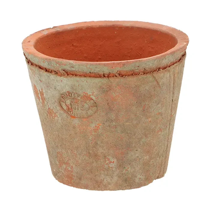 Aged Terracotta Round Flower Pot