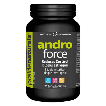 Bottle of Prairie Naturals Andro Force 120 Softgels